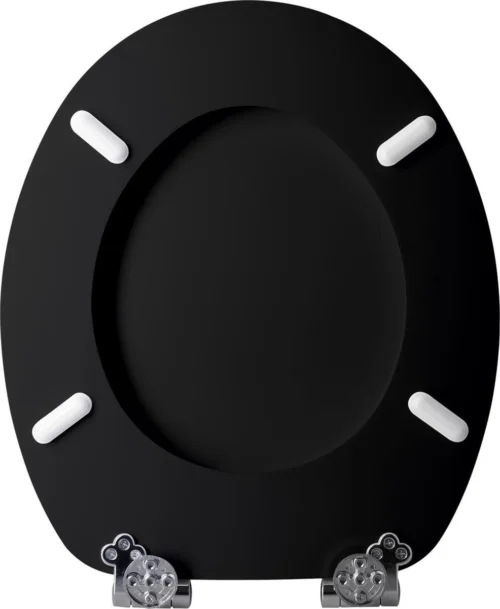 Casaria Wc-bril Met Deksel Sluitingsmechanisme Toiletzitting MDF Zwart -Badkamer Kast Winkel 986x1200 7