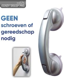 Kunststof Handgreep Voor Badkamer - 30.5cm - Douche Wandbeugel - Geen Boorgaten -Badkamer Kast Winkel 991x1200 4