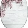 SCHÜTTE WC-Bril 82197 FLOWERS & WOOD - Duroplast - Soft Close - Verchroomde Scharnieren - Decor - 1-zijdige Print
