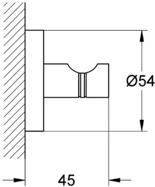 GROHE Essentials Badjashaak - Handdoekhaak - Metaal - Chroom - 40364001 18 GROHE Essentials Badjashaak - Handdoekhaak - Metaal - Chroom - 40364001 -Badkamer Kast Winkel 997x1200