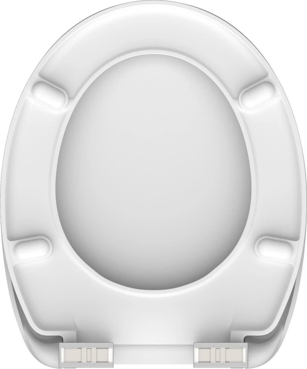 SCHÜTTE WC-Bril 82155 INDUSTRIAL GREY - Duroplast - Soft Close - Verchroomde Scharnieren - Decor - 1-zijdige Print 4 SCHÜTTE WC-Bril 82155 INDUSTRIAL GREY - Duroplast - Soft Close - Verchroomde Scharnieren - Decor - 1-zijdige Print - Afbeelding 4